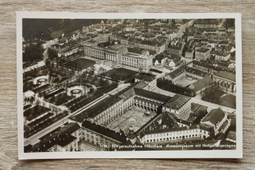 AK München / 1930-1945 / Luftbild Fliegeraufnahme / Armeemuseum Hofgartenanlage Straßen Architektur